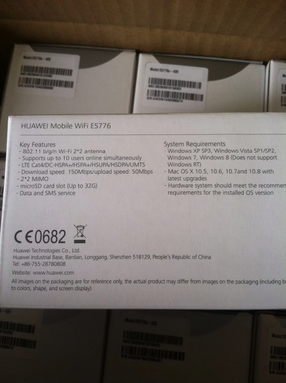 Huawei E5776s 420 FDD B3/B7 1800/2600 МГц который не привязан к оператору сотовой связи B42/43 3500