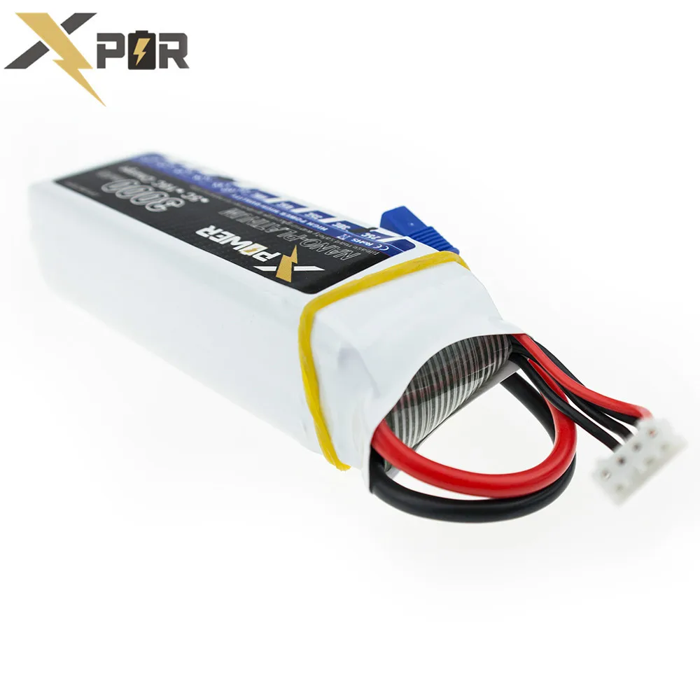 11 1 В 3S 3000 мАч батарея 30C max 35C EC3 XT60 T EC5 разъем Xpower литиевый для Trex 500 RC вертолет