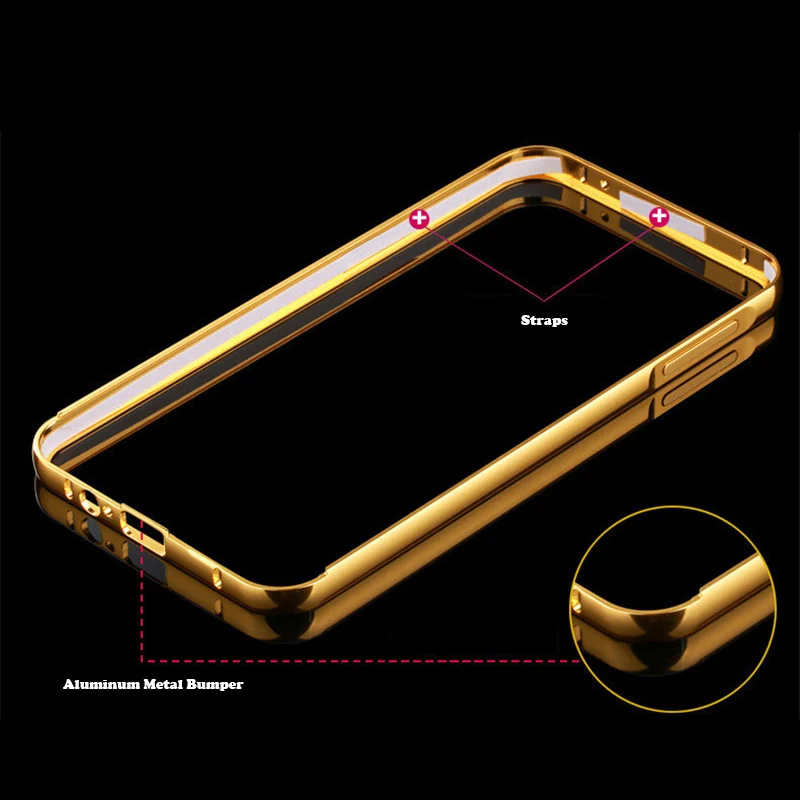 Роскошный зеркальный алюминий чехол для Samsung galaxy J2 Prime металлический бампер Galaxy
