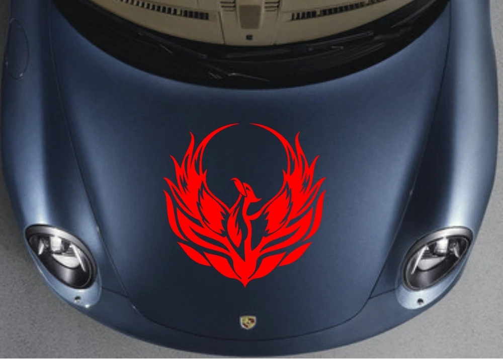 Автомобильные наклейки этнический Феникс пламя 19 ''Виниловый Искусство