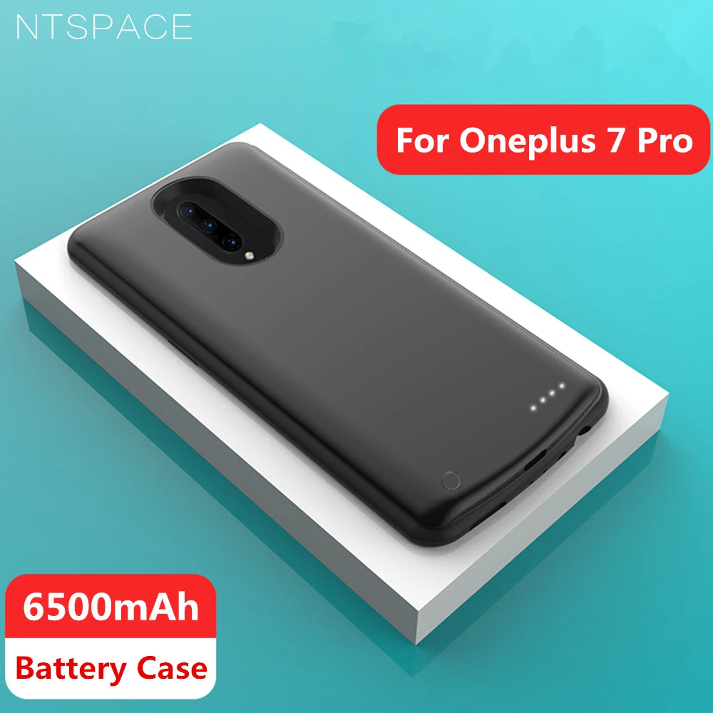 6500 мАч Внешний аккумулятор зарядное устройство чехол для Oneplus 7 Pro power Bank