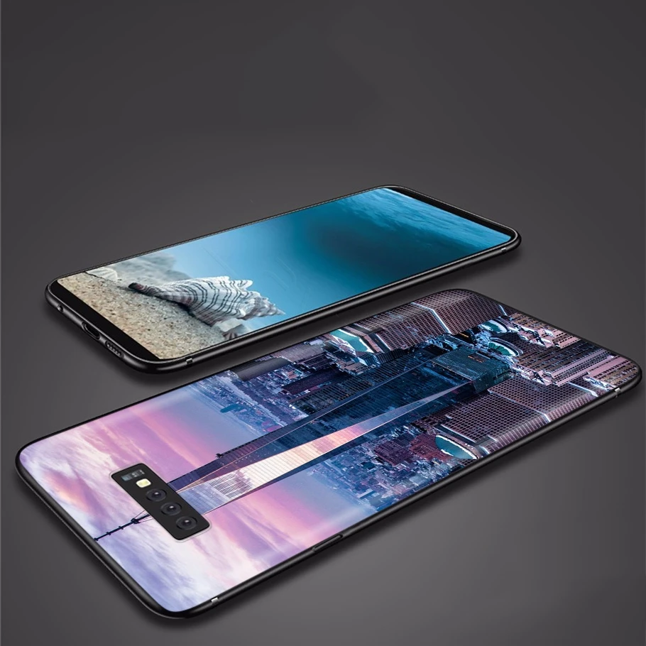 Чехол Нью-Йорк для Samsung Galaxy J6 A9 A8 A7 A70 A6 A5 A50 A40 A30 A3 A10 A51 A71 A81 A91 2018 | Мобильные телефоны