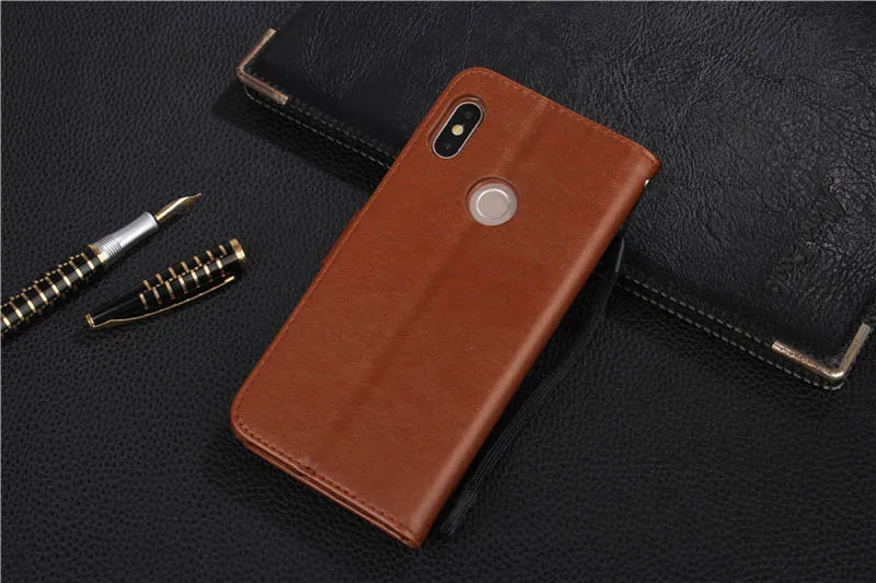 Роскошный мягкий чехол из ТПУ для Xiaomi Redmi Note 5 Global Version 5,9", кожаный чехол-книжка для Redmi note 5 Pro, чехол для телефона