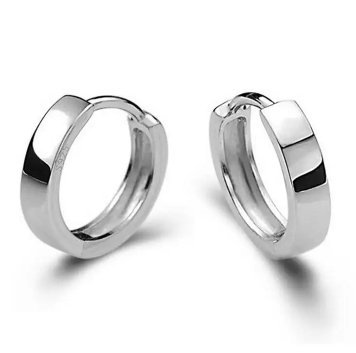 Женские серьги кольца из серебра 925 пробы|fashion hoop earrings|hoop earringswomen earrings |