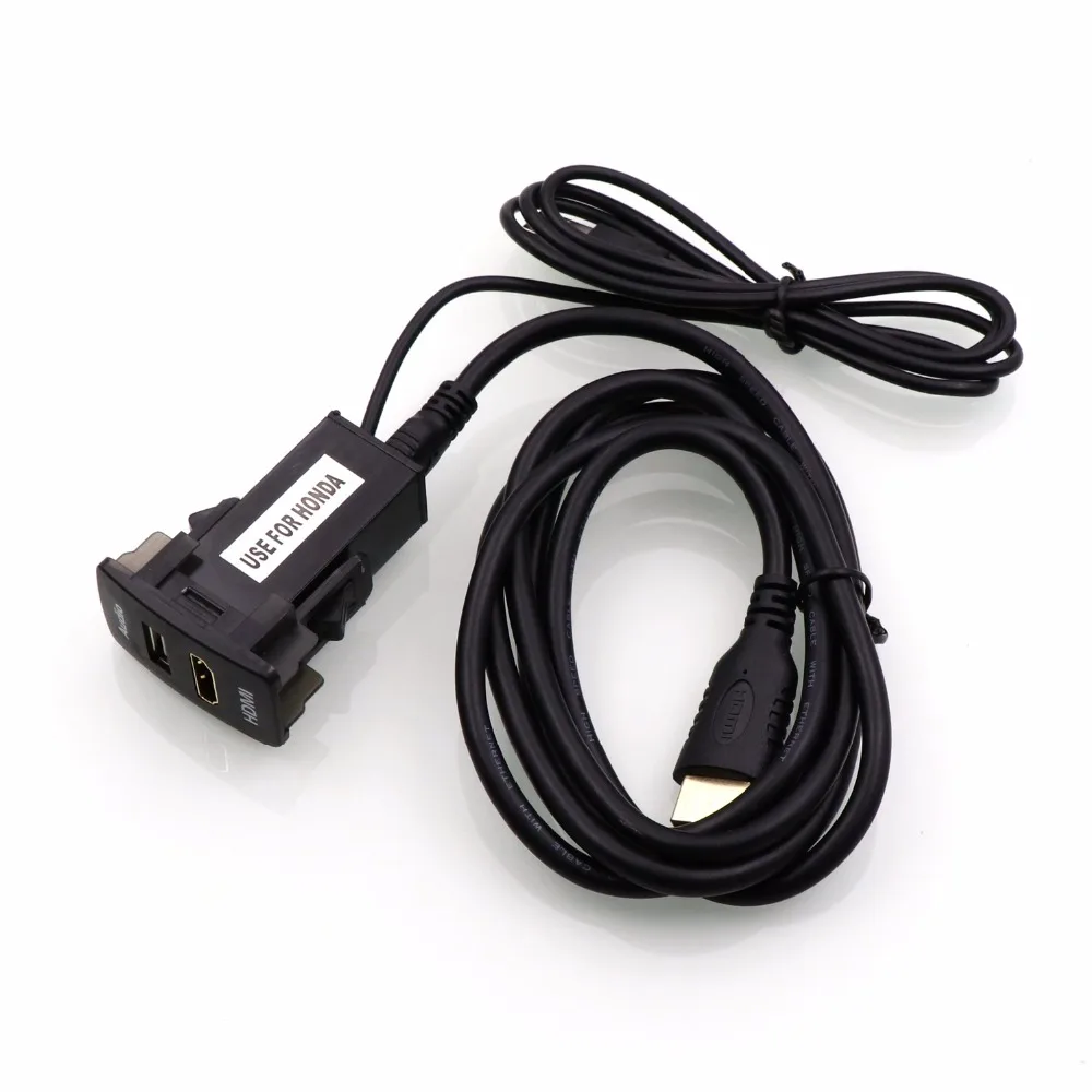 Автомобильное зарядное устройство с аудиовходом USB и разъемом HDMI для Honda Civic Spirior