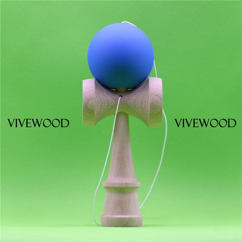 Kendama синий каучук обновленная версия бука 2 0 Ken 18 см из натурального в сборе |