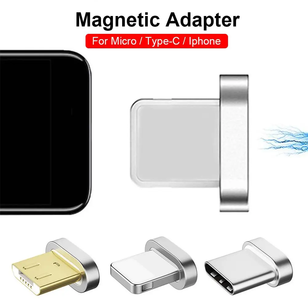 Новый магнитный разъем передачи Магнитный Micro USB адаптер для Android тип c IPhone серии