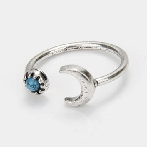 Hot 6Pcs Arrow Moon Triangle Above Knuckle Ring Mid Finger Tip Stack Rings 6Y1T 7FO3 BCTR | Украшения и аксессуары