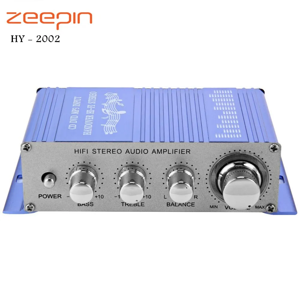 HY 2002 Hi Fi мини авто усилитель мощности стереозвука 12 В 2 канальный аудиоусилитель