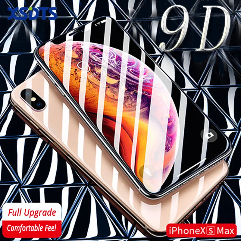 XSDTS закаленное стекло для iPhone 12 Mini 11 Pro X XS Max XR 8 7 6 6s Plus SE 2020 SE2 10 9D изогнутая защита