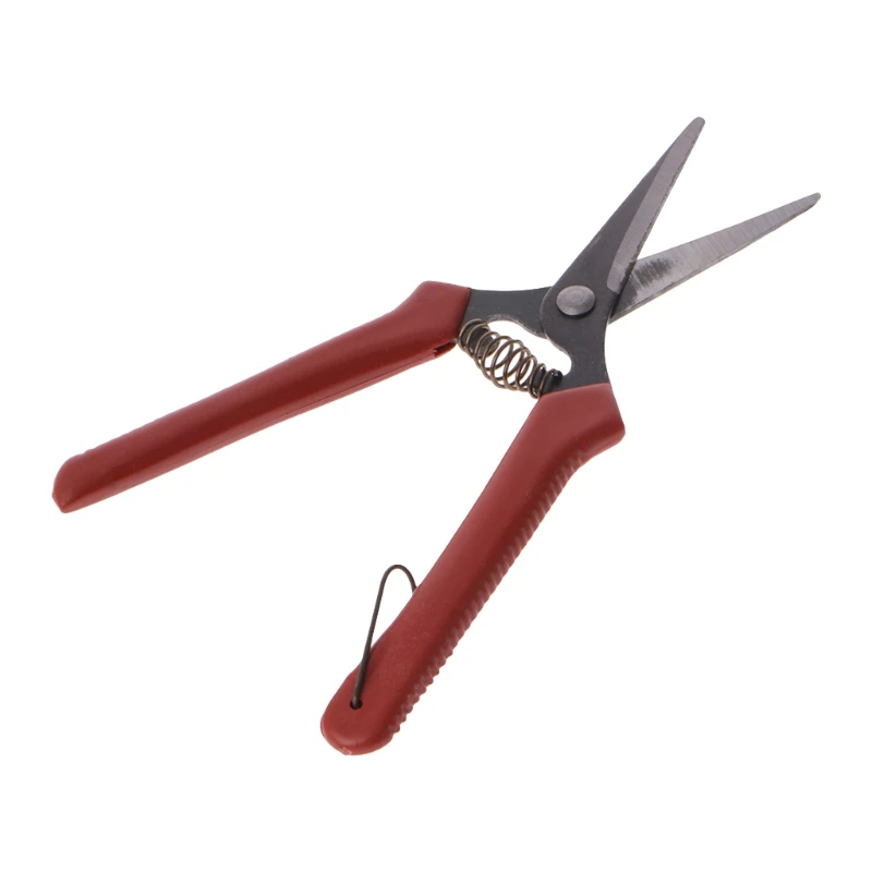 

OOTDTY Carbon Steel Head Gardening Scissors Cutting Branch Shears Bypass Pruner