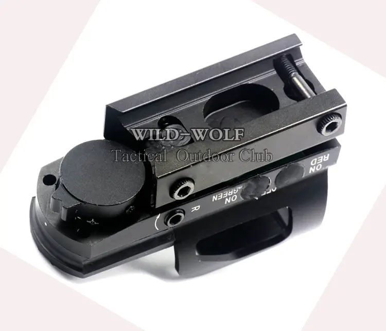 Тактический 4 сетка Красная и зеленая точка с подсветкой рефлекторный прицел