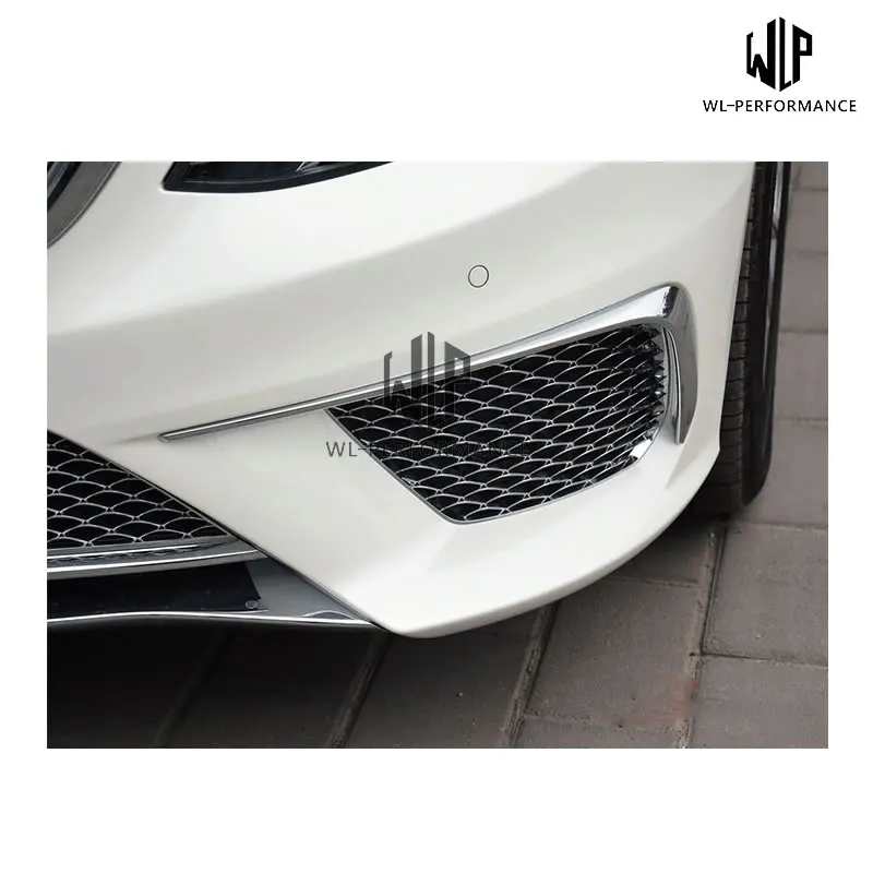 W222 S320 S400 S500 S600 PP Неокрашенный набор внешних комплектующих к автомобилю Передний Задний бампер для автомобильного стайлинга для Мерседес-Бенц S350 S550 W222 S65 AMG