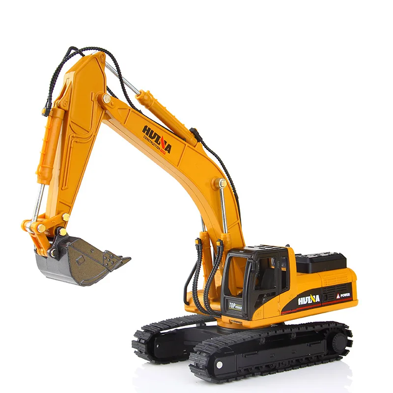 1:50 Alloy Diecast Toy Excavator Metal Truck Model Autotruck Car Model Toys for Boy Kids Navvy Engineering Car Toys Dropshipping kid model toys 1 50 scale engineering vehicle truck car model 140m3 motor grader high line series 85544 diecast model toys