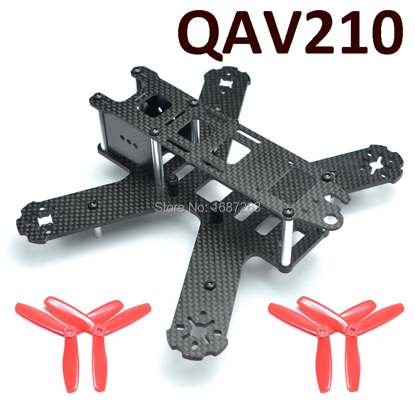 QAV210 210 мм углеродное волокно Quadcopter Frame Kit и 5045 Пропеллер для Lisam LS QAV 210|5045 propeller|quadcopter
