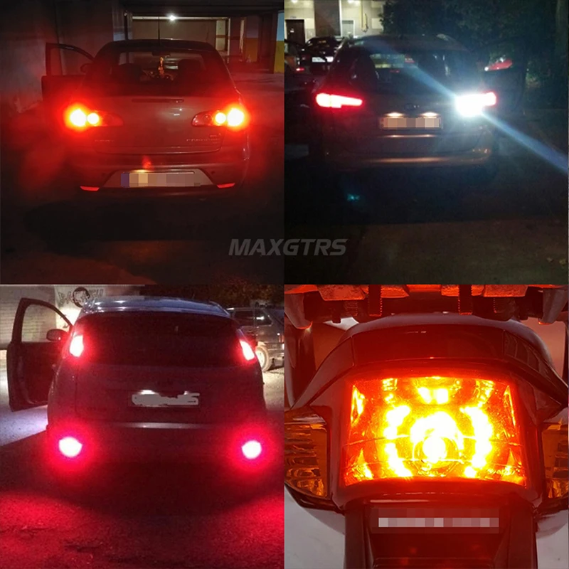 2 шт. автомобисветодиодный светодиодные лампы 7443 T20 W21/5W 2835 21SMD с теплым белым