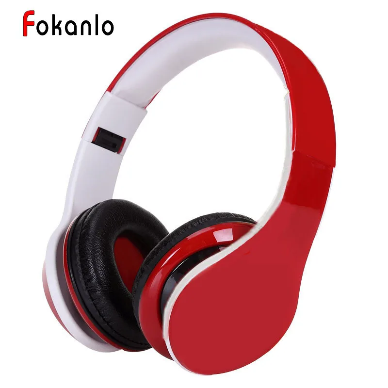 Топ красочные стерео аудио Mp3 Bluetooth Спорт бег наушники складные Беспроводной