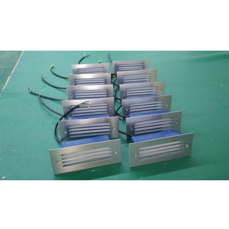 12 шт. светодиодная угловая настенная лампа 3 Вт Светодиодная Встраиваемая