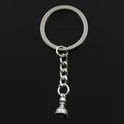 Модный брелок для ключей 30 мм, металлический брелок для ключей, ювелирные изделия, античный бронзовый, серебряный, с покрытием, шахматный пион, 14x8 мм, кулон