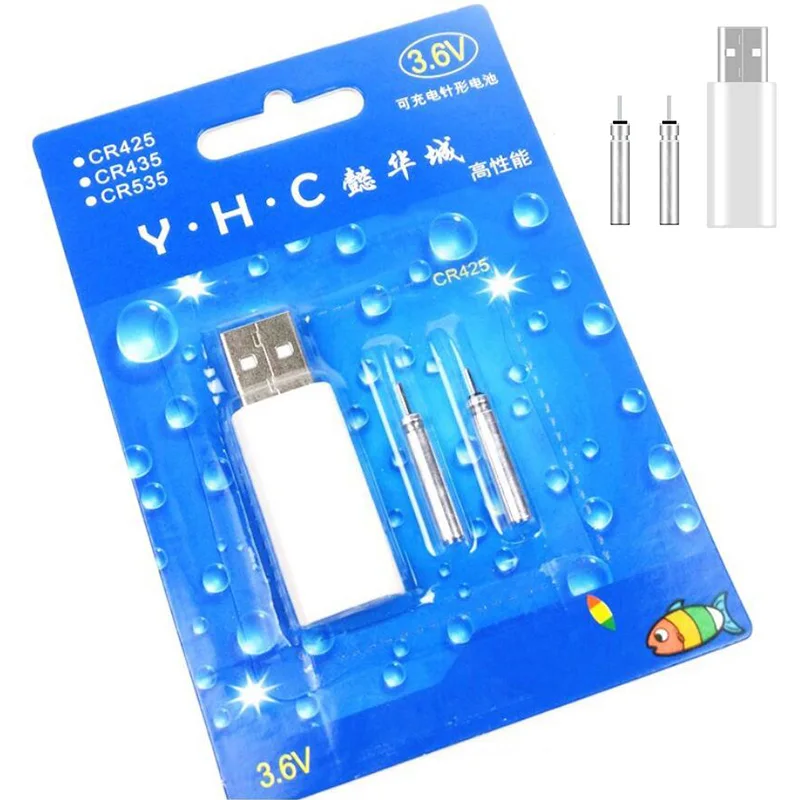 Аккумуляторный поплавок для рыбалки CR425 совместим с USB подходит различных