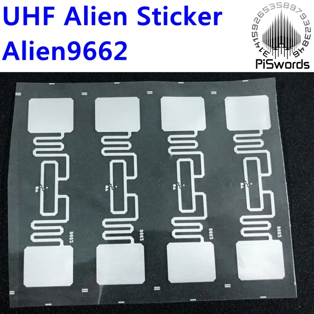 10 шт./лот UHF Alien стикер с alien9662|IC/ID карты| |