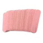 Пилки для ногтей, красные мини-пилки для дизайна ногтей, 100 шт.лот, одноразовые бафферы для полировки бумаги, для удаления кутикулы, тонкая Зернистость