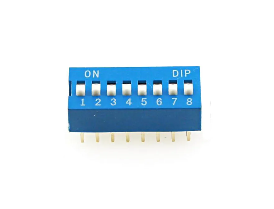 Серии DS синий ds 08 циферблат переключатель 2.54 мм 8 P 16 футов товара