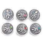 10 шт.лот крест вера Застежка Ювелирные изделия 12 мм застежки с горным хрусталем Очаровательная Кнопка подходит для браслетов браслеты для женщин ювелирные изделия