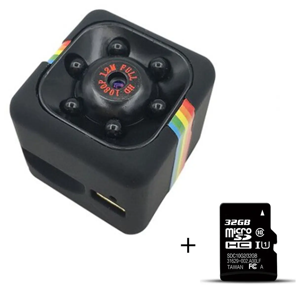 SQ11 HD 1080P TF карта Mini Car DV DVR камера видеорегистратор ИК Ночное Видение|Камеры