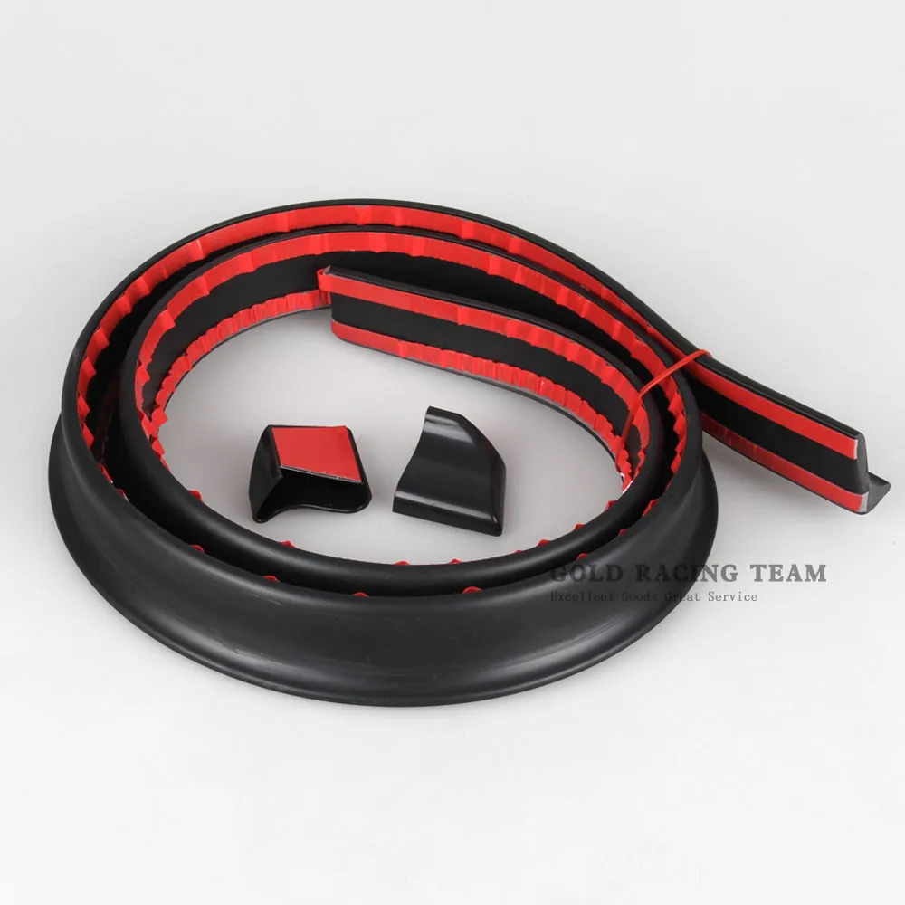 Универсальный резиновый мягкий черный Автомобильный задний спойлер 40 мм ширина 1