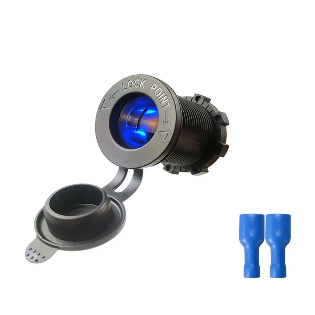 

Car charger Car Cigarette Lighter Female Socket Plug Power Adapter With Waterproof Cover 12V 120W cargador