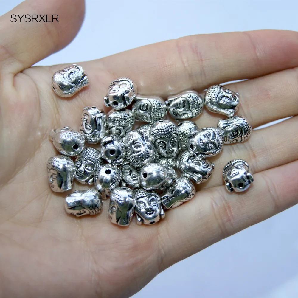 Металлические серебряные шарики Будды тибетские разделители сделай сам для