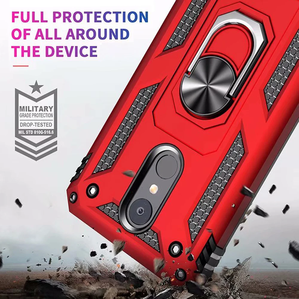 Shockproof Case For LG Aristo 2 3 Plus Zone 4 Tribute Dynasty Fortune Risio LTE K8 2018 Military Industry Silicon Cover |