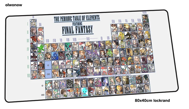 Final fantasy геймерский коврик для мыши большой 800x400x2 мм игровой коврик для мыши подарок на Хеллоуин аксессуары для ноутбука padmouse эргономичный коврик