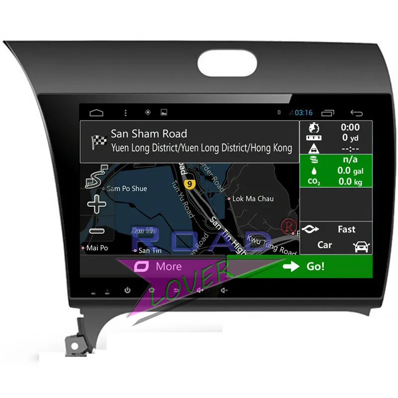 Roadlover 10,2 дюймов Android 6,0 автомобиля gps навигации аудио для KIA K3 2013-стерео Авто Magnitol плеер радио двойной Din NO DVD MP3