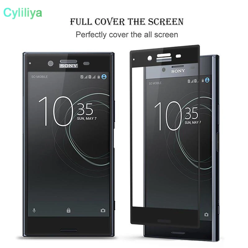 3D закаленное стекло для Sony Xperia XA XA1 XP X Compact XZ Premium Ультра изогнутые края полное