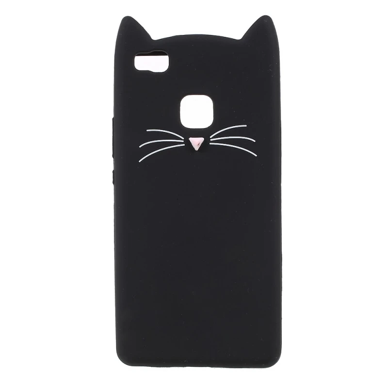 3D Мультяшные чехлы с улыбкой кошачьи уши борода Мягкий силиконовый чехол для Huawei