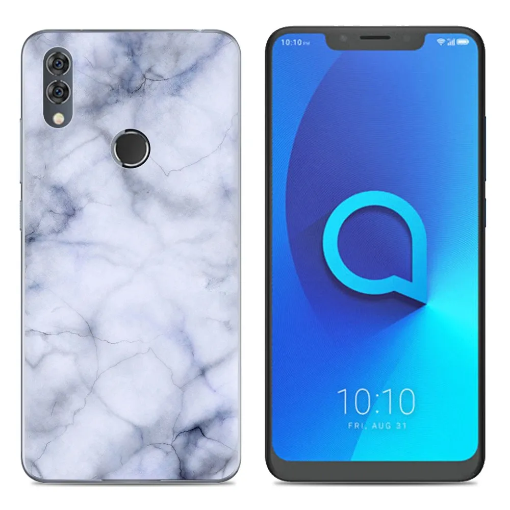 21 Мягкий чехол для телефона, силиконовый чехол для Alcatel 5V 6,2 дюймов, модный прозрачный чехол из ТПУ с красочным рисунком - Цвет: 21