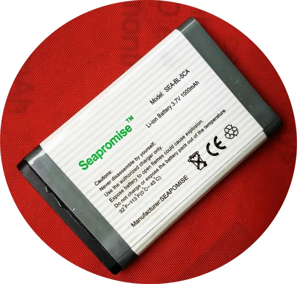 Оптовая продажа 5 шт./партия Мобильный телефон батарея BL-5CA BL 5CA BL5CA для NOKIA 208 1209 1255