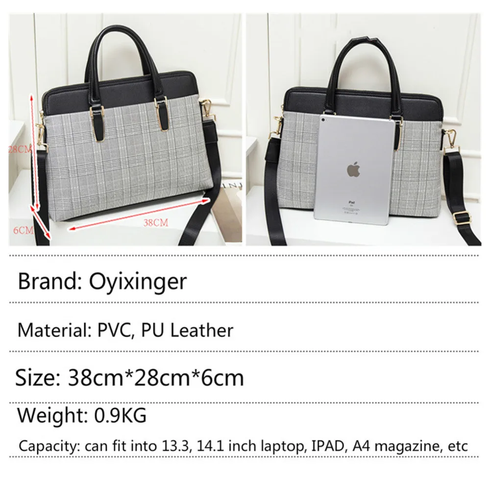 Женский кожаный портфель для ноутбука Bolsa Para сумка 14 &quotLaptoptas женские сумки