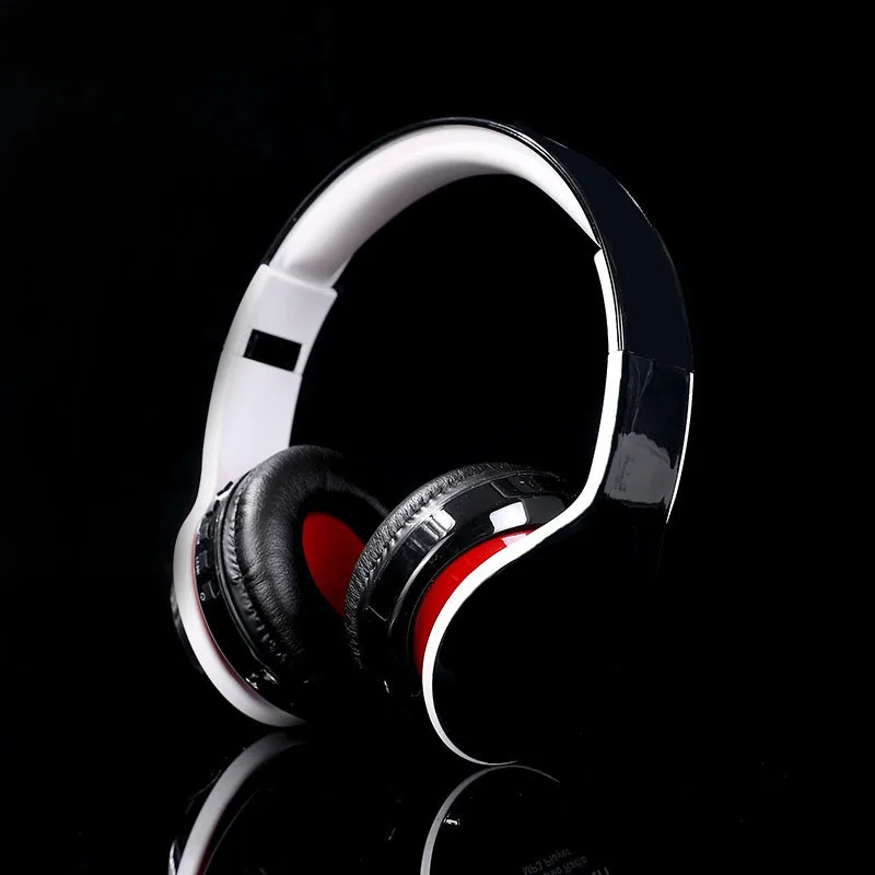 Топ красочные стерео аудио Mp3 Bluetooth Спорт бег наушники складные Беспроводной