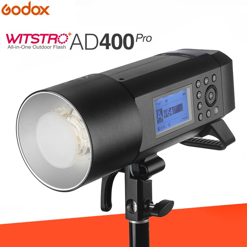Встроенная уличная вспышка Godox AD400 Pro WITSTRO литиевая батарея TTL HSS встроенная
