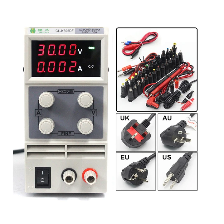 Chuilian CL305DF 4 разрядный светодиодный источник питания постоянного тока 0 30 в/0 5A 110 230