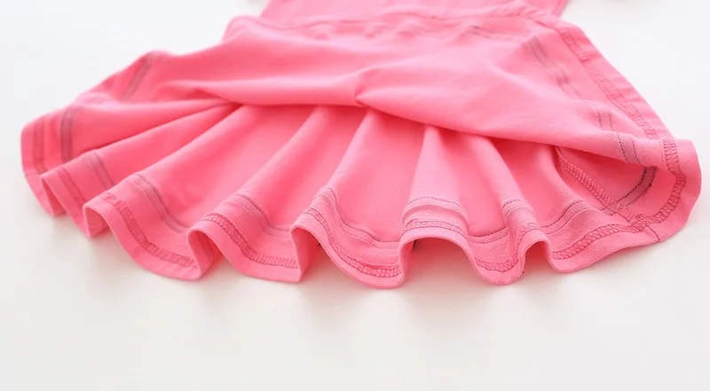 2018 summer new girls college wind ruffled cotton V-neck dress embroidered short sleeves | Детская одежда и обувь