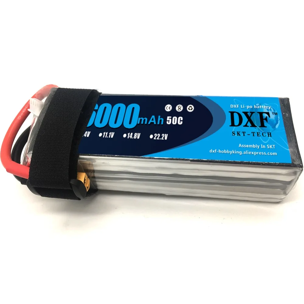 Аккумулятор DXF Lipo 3S 6000 мач 11 1 в упаковка 50C для TRX неограниченная батарея с защитой