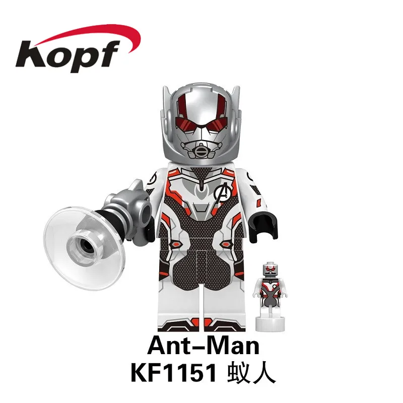 KF1151 Without Box Building Blocks Figures Bricks Thor Captain America Loki With Chromed Hair Doctor Strange War Machine Wasp For Kids Toys KF6101 - Цвет: KF1151 Without Box