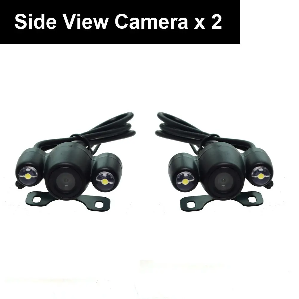 2 светодиодный боковое зеркало крепление ночного видения обратное зеркальное