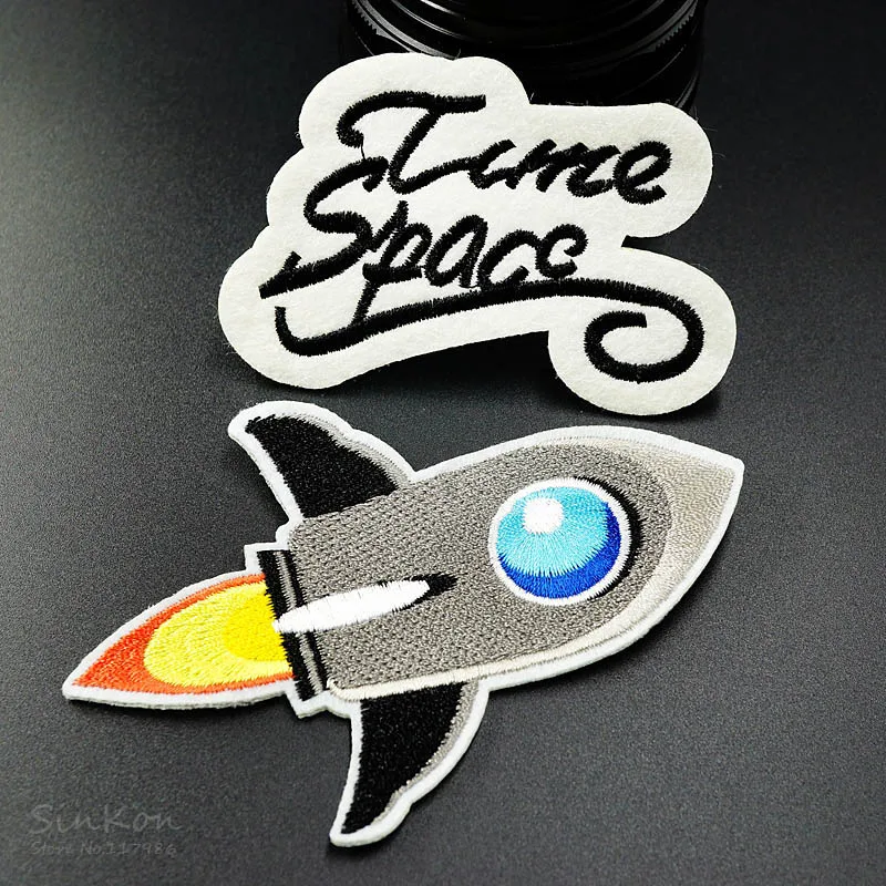 8 шт./лот нашивка с изображением космической ракеты земли Марса для одежды