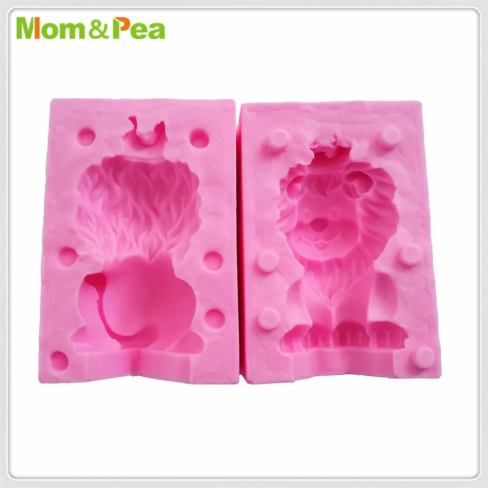 Mom&ampPea MPA1990 King Lion Silicone Mold Cake Decoration Fondant 3D Food Grade | Дом и сад