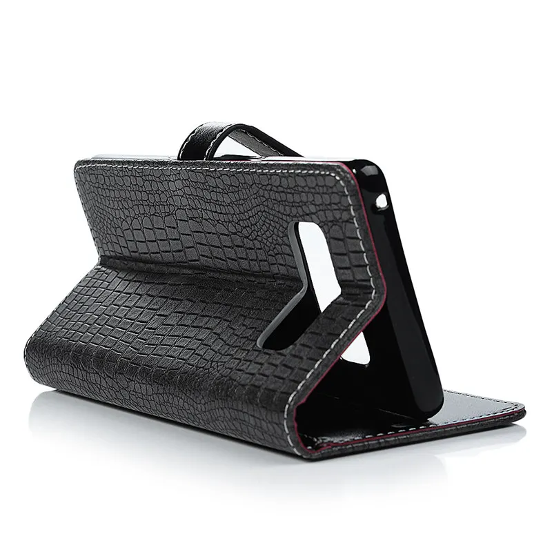 Nextmall Crocodile Pattern PU Leather Stand Wallet Case Cover Protective Phone For Samsung Galaxy note 8 for iPhone case |